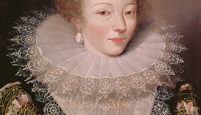 Porträtt av Marie Vignon av French School