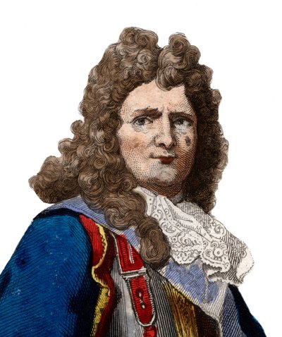 Porträtt av Marquis de Vauban (1633-1707), marskalk av Frankrike. av French School
