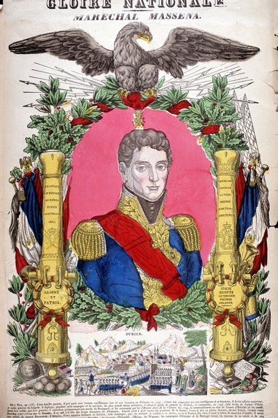 Porträtt av marskalk Massena (1756 - 1817). av French School