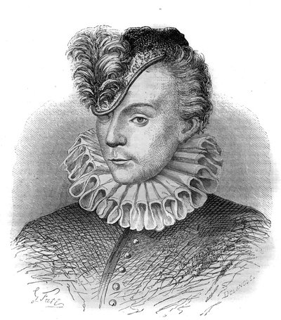 Porträtt av Martin Ruze de Beaulieu (ryska Martin av French School