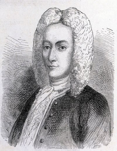 Porträtt av Mathieu Dutilh (1715-1791) - i "" Vetenskapens album; berömda forskare; Stora upptäckter””” 1896. av French School