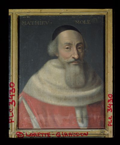 Porträtt av Mathieu Mole (1584-1656) Lord of Champlatre av French School