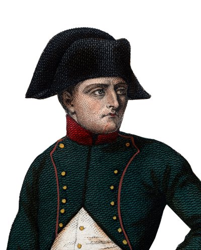 Porträtt av Napoleon Bonaparte (1768-1821) som förste konsul. av French School