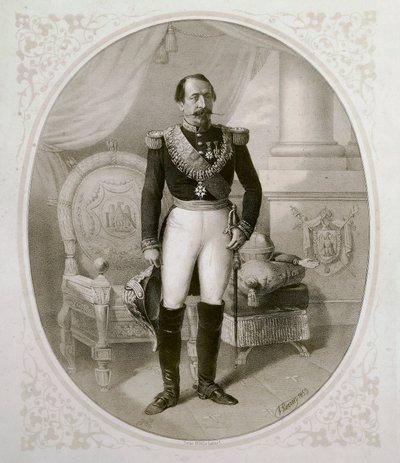 Porträtt av Napoleon III (1808 - 1873) av French School