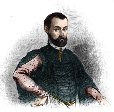 Porträtt av Niccolo av Bernardo dei Machiavelli (Nicolas Machiavel av French School