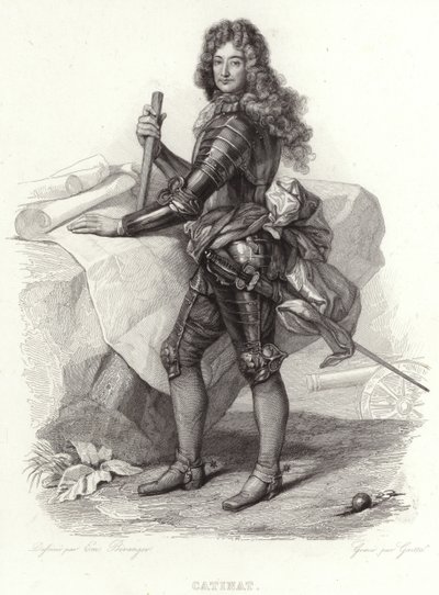 Porträtt av Nicolas Catinat av French School
