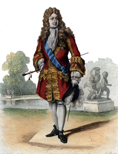 Porträtt av Philippe II, hertig av Orleans (1674-1723). av French School