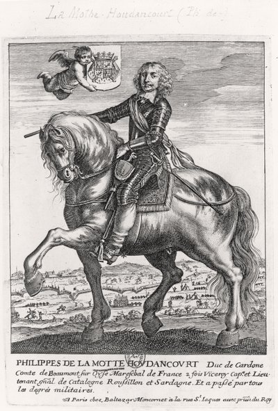 Porträtt av Philippe de La Mothe Houdancourt (1605-57) av French School