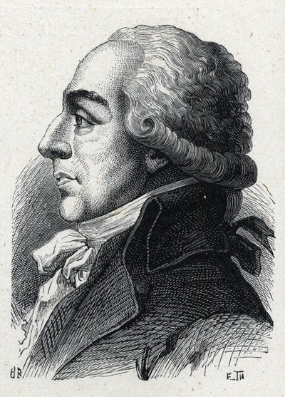Porträtt av Pierre Louis Roederer (1754-1835), fransk advokat och politiker. Gravyr från 1889. Privat samling. av French School