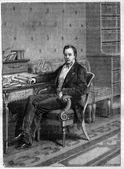 Porträtt av Pierre Paul Royer-Collard (Royer Collard av French School