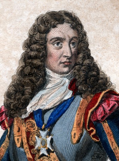 Porträtt av Rene Duguay Trouin (Rene Trouin du Gue kallas) (1673-1736), fransk korsar. av French School