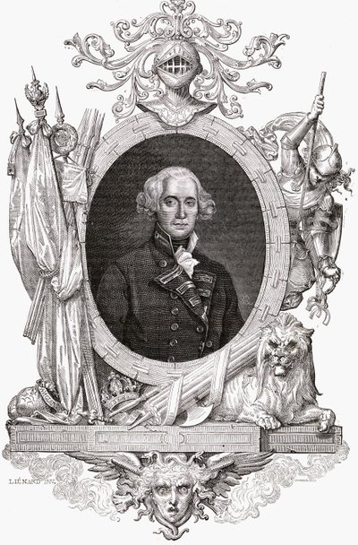 Porträtt av Richard, Earl Howe (1726-99) engelsk sjöofficer av French School