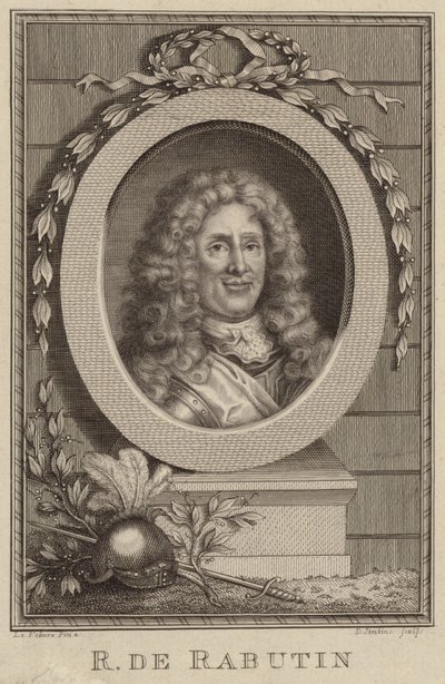 Porträtt av Roger de Rabutin, greve av Bussy av French School