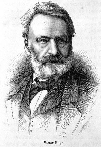 Porträtt av Victor Hugo (1802 - 1885) - i "" L