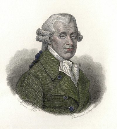Porträtt av William Hawes (1736-1808), engelsk läkare. I "" Porträtt av användbara män"" av French School
