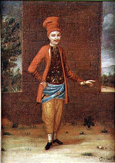 Porträtt av en turkisk man (för par se 72903) av French School