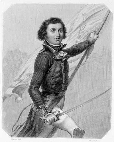 Porträtt av hertigen av Chartres och Orleans, som blev Louis-Philippe I (1773-1850), kung av fransmännen. I L
