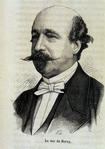 Porträtt av hertigen av Morny. av French School