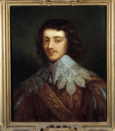 Porträtt av markisen de Cinq Mars (Henri Coiffier de Ruze av French School