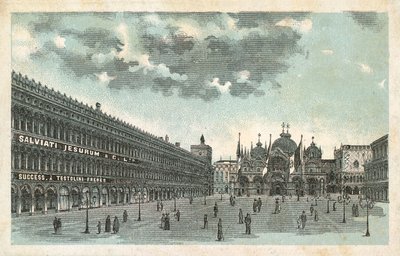 Salviati Jesurum & Cos lokaler, Venedig (chromolitho) av French School