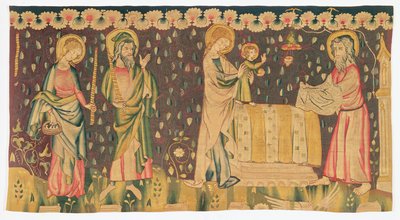 Presentation av spädbarnet Kristus i templet, c.1380 av French School