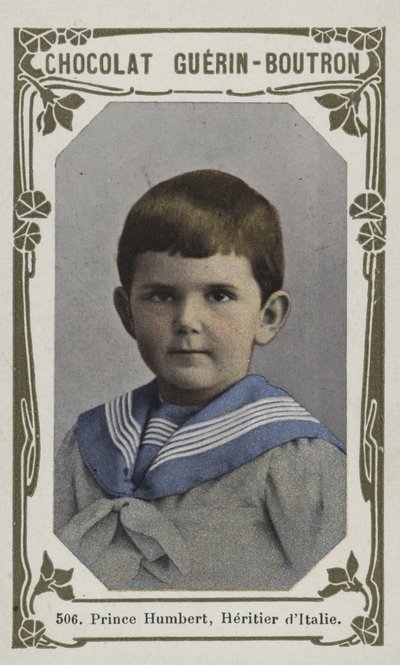 Prins Humbert, Heritier dItalie (färgat foto) av French School