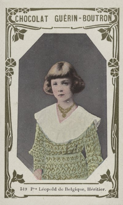 Prins Leopold de Belgique, Heritier (färgad bild) av French School