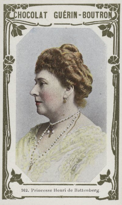 Prinsessan Henrik av Battenberg (färgad bild) av French School