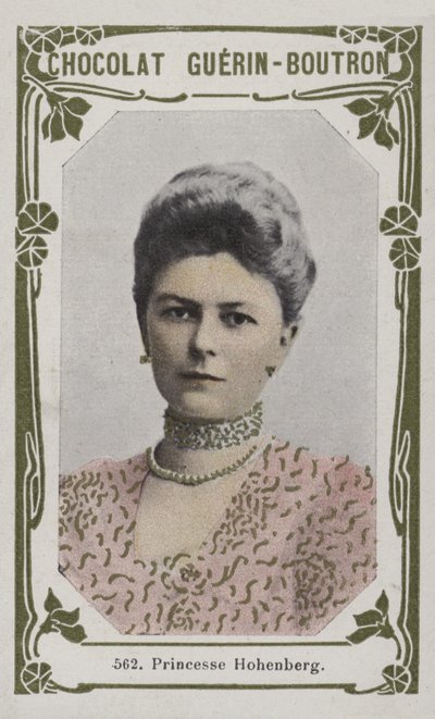 Prinsessan Hohenberg (färgad bild) av French School