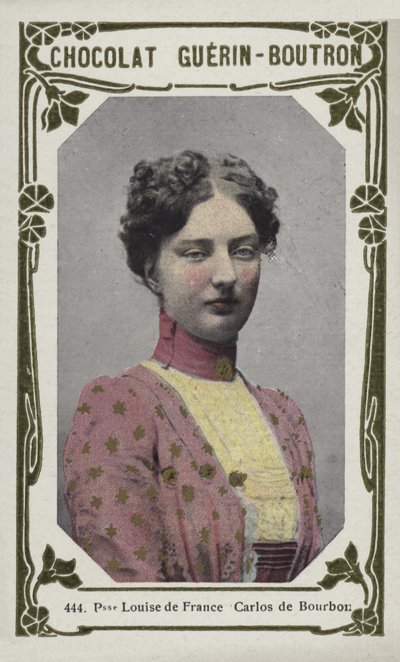 Prinsessan Louise av Frankrike, Carlos de Bourbon (färgad bild) av French School
