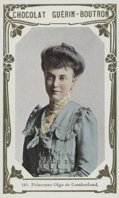 Prinsessan Olga de Cumberland (färgad bild) av French School