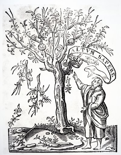 Skrivares emblem av Robert Estienne, Paris, 1526 av French School