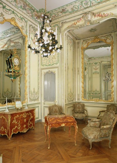 Privat rum för Dauphine Marie-Josephe de Saxe (1731-67) av French School