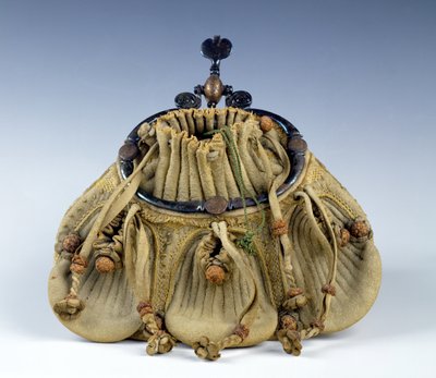 Handväska, 1500-tal, fransk (läder) av French School