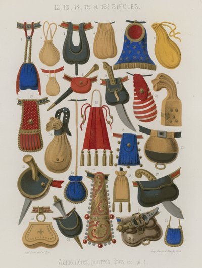 Plånböcker, påsar och väskor av French School