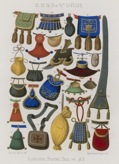 Plånböcker, påsar och väskor av French School