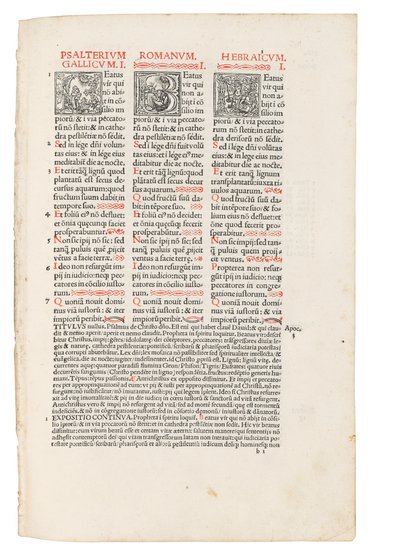 Quincuplex Psalterium, redigerad av Jacques Le Fèvre d
