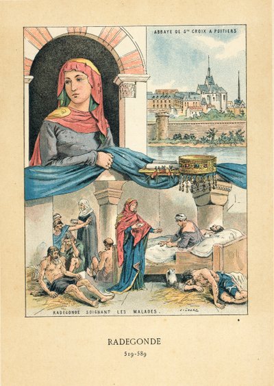 Radegonde av French School