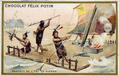 Flotte på stenåldern av French School