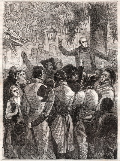Läsning av broschyren av Louis Marie de Lahaye de Cormenin (1788-1868) 1838 (Tres-ödmjukar remonstrationer av Timon om en ersättning av ett nytt slag som den civila listan låtsas fastställa mellan fyra miljoner som den är skyldig till Tresor och fyra kvarn av French School