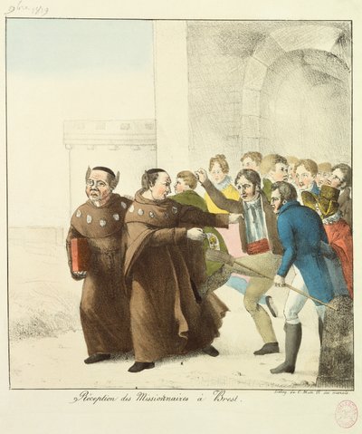 Ta emot missionärer i Brest av French School