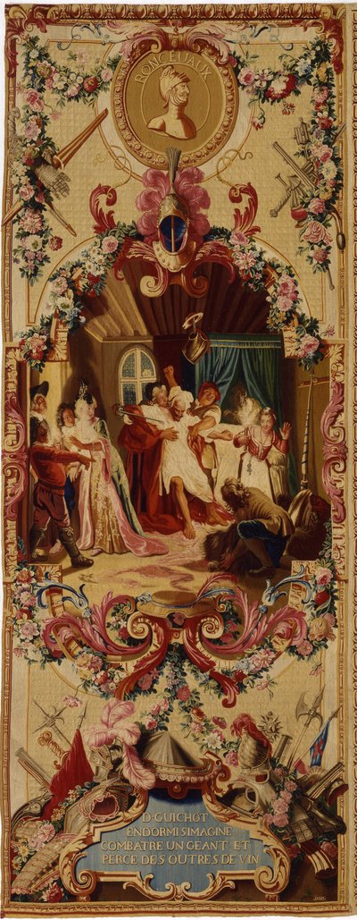 Regence Gobelins gobeläng med berättelsen om Don Quijote, 1717-18 av French School