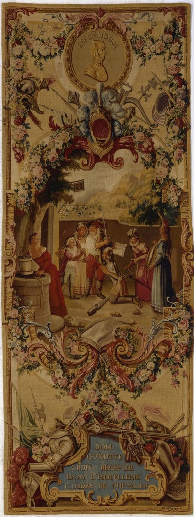 Regence Gobelins gobeläng med berättelsen om Don Quijote, 1717-18 av French School