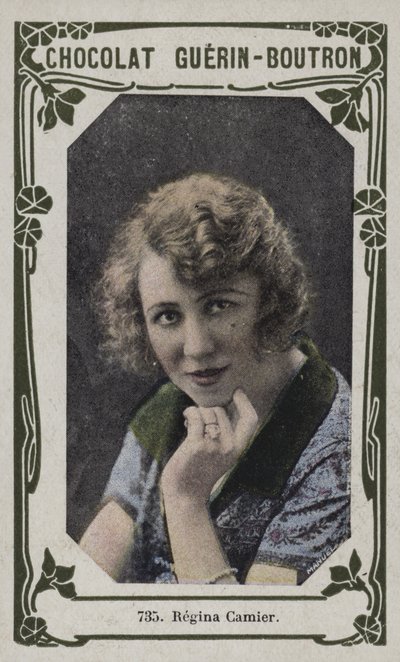 Regina Camier (färgad bild) av French School