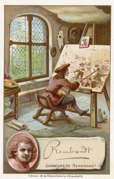 Rembrandt van Rijn, holländsk konstnär av French School
