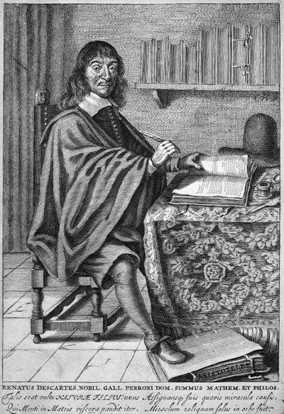 Rene Descartes (gravyr) av French School