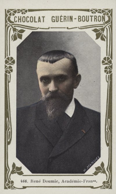 Rene Doumic, Academie-Francaise (färgad bild) av French School