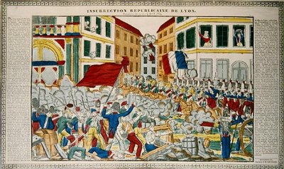 Republikanskt uppror i Lyon, 9-14 april 1834 av French School