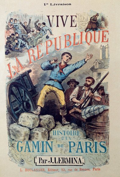 Revolutionen 1848: omslag till boken "Vive la republique, histoire d