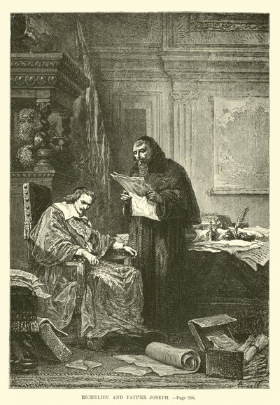 Richelieu och fader Joseph av French School